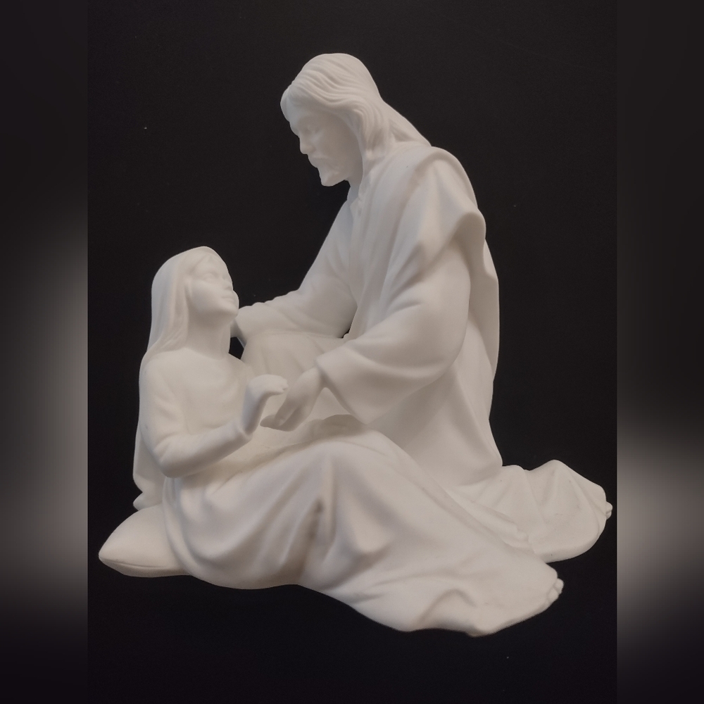 Lenox White Jesus Figurine A Child's Comfort Bone China